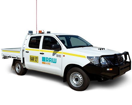 2WD Dual Cab Tray Back Ute Hire