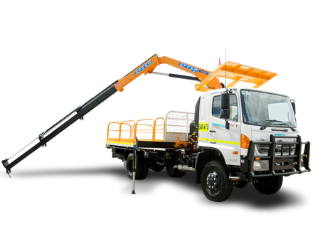 7T 4WD Crane Truck Hire from Raw Hire