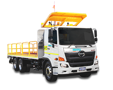 Raw-Hire-12T-Flatbed-Truck for long term hire