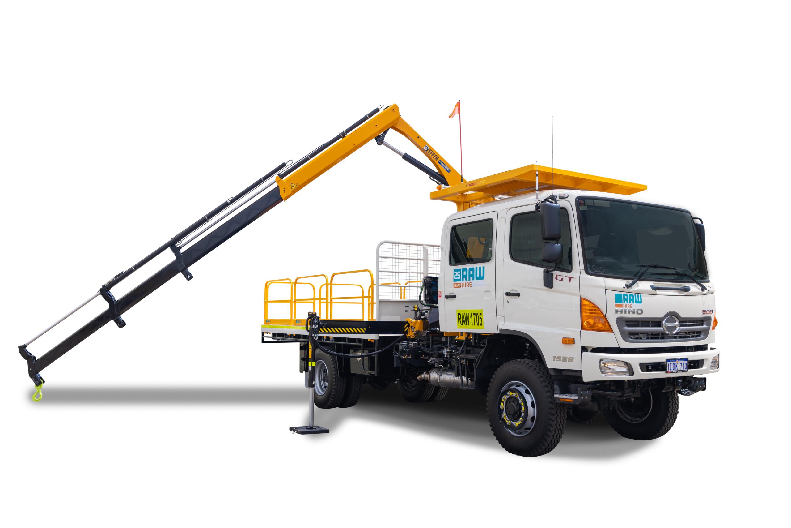 Dual Cab - 7 Tonne - 4WD Crane Truck